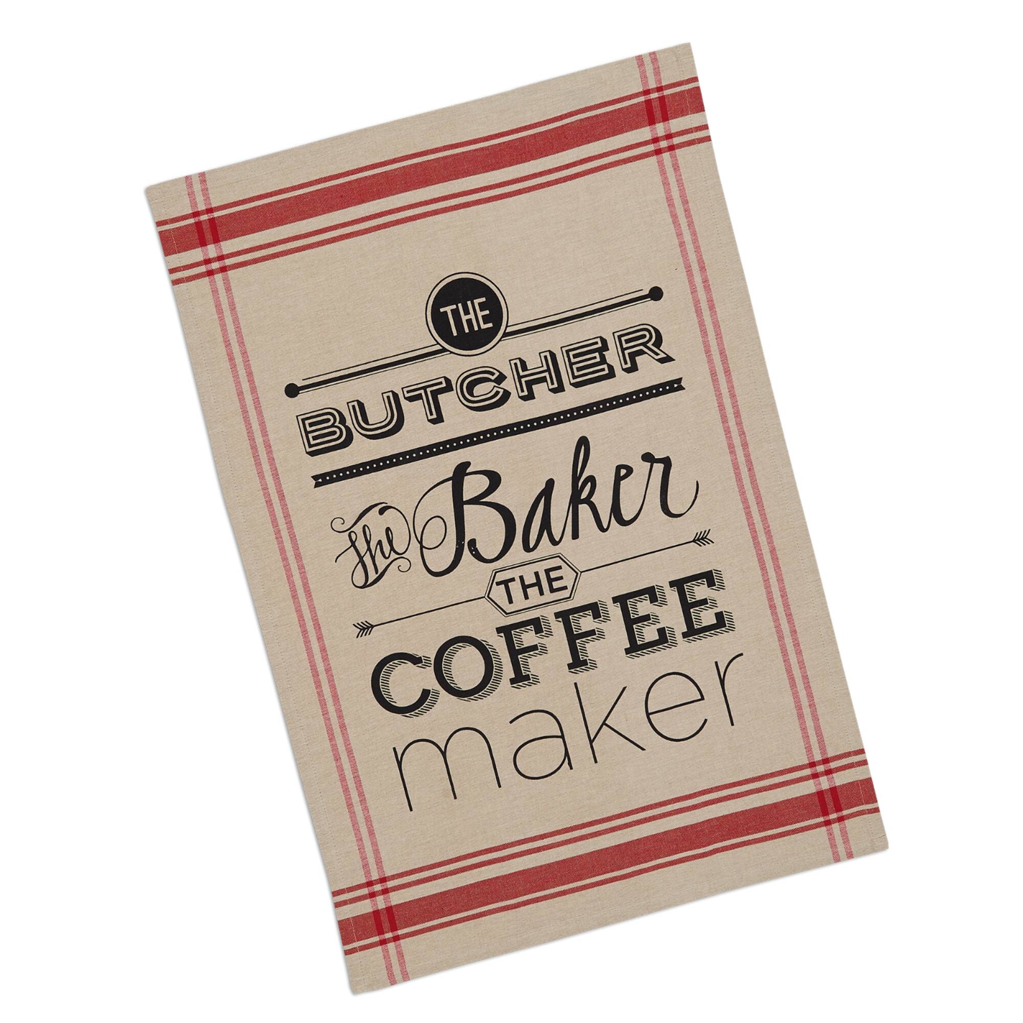 Butcher Block Stripe Kitchen Set